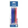 Pero guľôčkové MILAN P1 Touch 1,0 mm - sada 2 x modré + čierne + červené pero