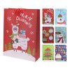 Darčeková taška vianočná, detský dizajn, veľká 50x18x72 cm /1ks