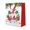 Darčeková taška PAW Christmas Gnomes, veľká 30x12x41 cm