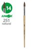 Štetec guľatý JUNIOR č. 14" 251 Natural