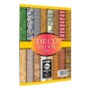 Zložka dekoračného papiera (výkresov) DECO BLOCK 16 listov /16 vzorov, 250g/m2