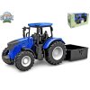 Kids Globe traktor modrý so sklápačkou voľný chod 27,5cm v krabičke