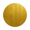 Podložky lepenkové 36 cm - zlaté, 5 ks