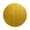 Podložky lepenkové 40 cm - zlaté, 5 ks