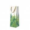 Darčeková taška PAW premium Golden Forest, fľaša 12x10x37 cm
