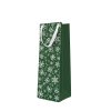 Darčeková taška PAW Coloful Snowflakes, fľaša 12x10x37 cm