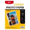 Fotopapier pre atramentové tlačiarne A4, lesklý, 50 listov, 230g