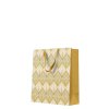 Darčeková taška Premium Ornamental Gold, medium - 20x25x10 cm