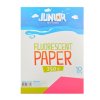 Dekoračný papier A4 Fluo ružový 250 g, sada 10 ks