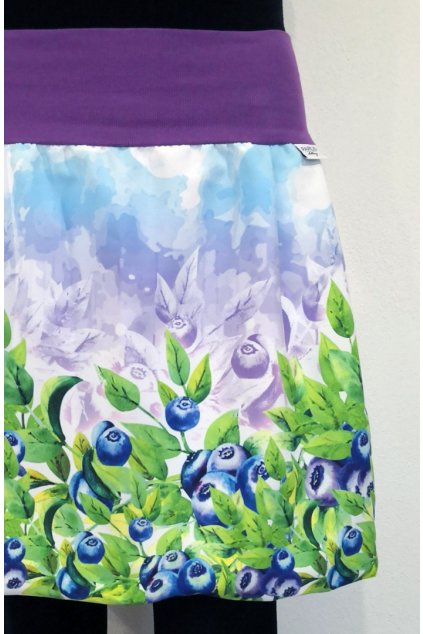 Balonová sukně Borůvky barevné | polyester