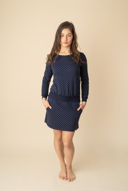 SATY MAIRA MODRE BAVLNENY UPLET PAPILIO CLOTHING (2)