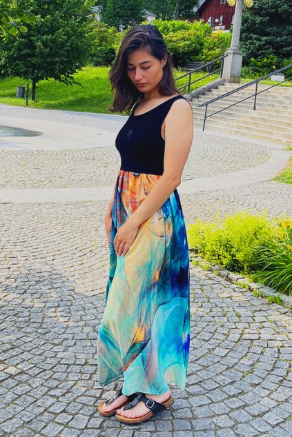 letni saty summer abstrakt papilioclothing12