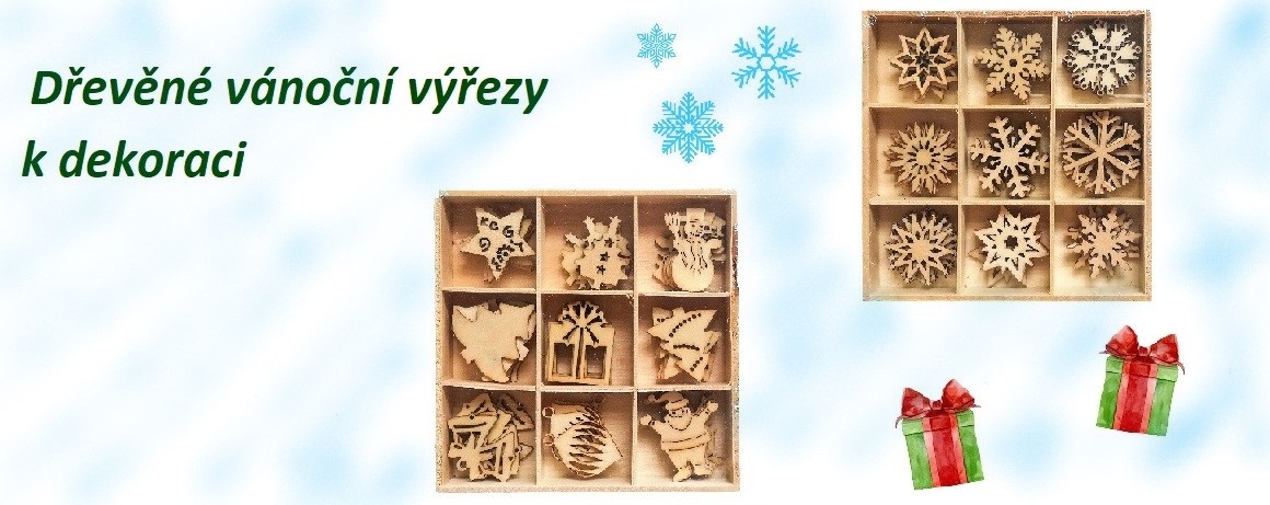 Vánoční dřevěné sady