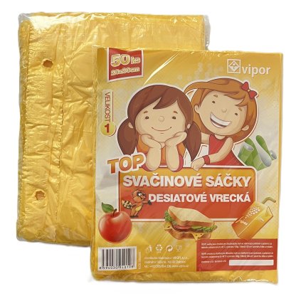 Sáčky 20x30cm/50ks žluté mikrotenové