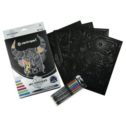 11133 omalovanky antistresove 9390 6 4 black