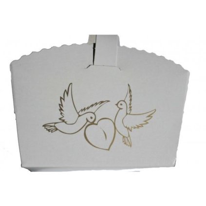 11373 svatebni kosicek s motivem holubicky