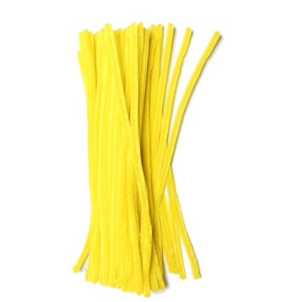 12863 drat plysovy zluty dpk 13 40 ks