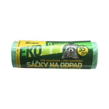 15176 sacky na odpad 35l 15ks eko zatahovaci