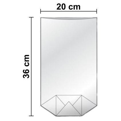 Sáček tatrafánový 200x360mm/100ks