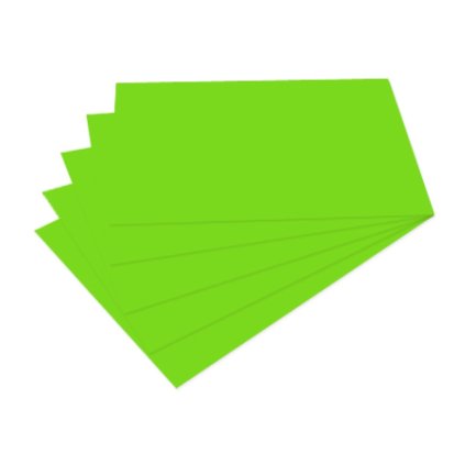 Karton A4/20ks zelený fluo 170g (207)