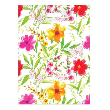 Taška KVĚTINY S MOTÝLEM s průhmatem