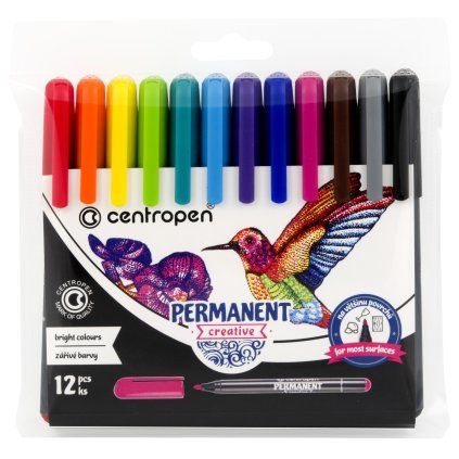 Značkovače 2896 PERMANENT CREATIV, sada 12 ks - VÝPRODEJ