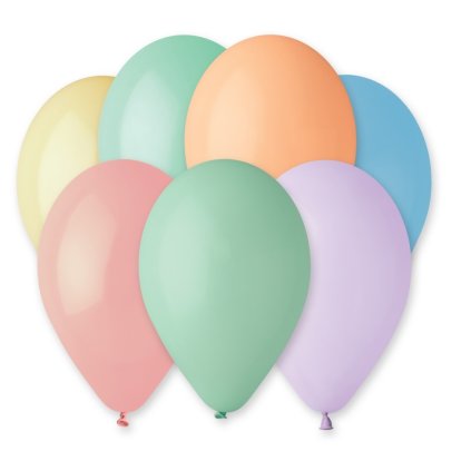 18086 balonky pastel mix 10 vel 26cm 100ks v baleni