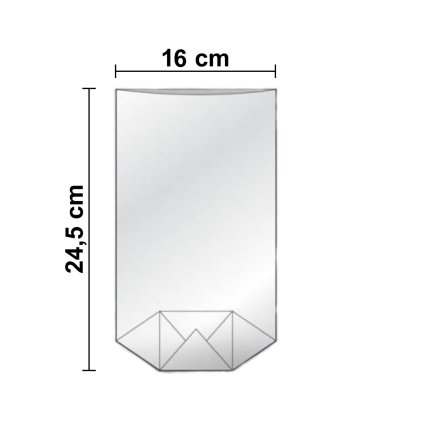 Sáček tatrafánový 160x245/100ks