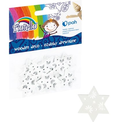 19439 dekorace drevene hvezdicky 2 9cm 15ks