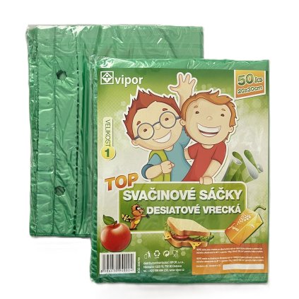 Sáčky 20x30cm/50ks zelené mikrotenové