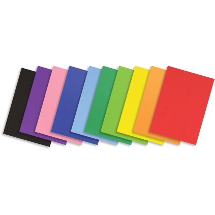 Pěnová guma A4 sada 10 barev