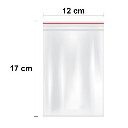 Sáček rychlouzavírací 12x17cm/100ks