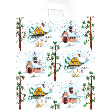 Taška ZIMNÍ KAPLIČKA s uchy