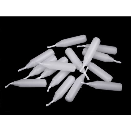 Svíčka do skořápek bílá, 15ks