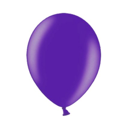 Balónek METAL fialový 12" 27cm/100ks