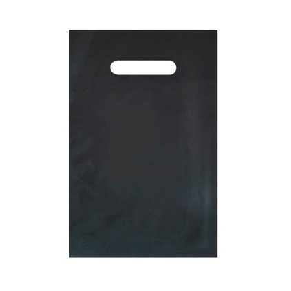 Taška ČERNÁ PE 20x30cm průhmat