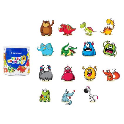 Magnety veselé 9794, mix 75ks