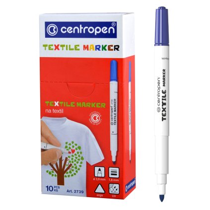 Značkovač 2739 na textil modrý - VÝPRODEJ