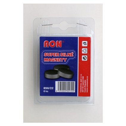 2740 magnety super silne 850 22mm ron 6 ks