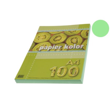 Papíry barevné A4/100ks ZELENOŽLUTÉ 80g (249)