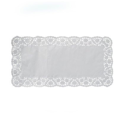 Krajka hranatá 38x25cm, 6ks