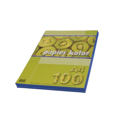 Papíry barevné A4/100ks TMAVĚ MODRÉ 80g (501)