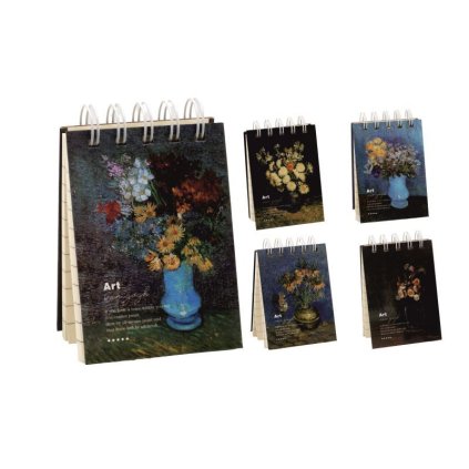 Zápisník A7 ART linka, kroužkový