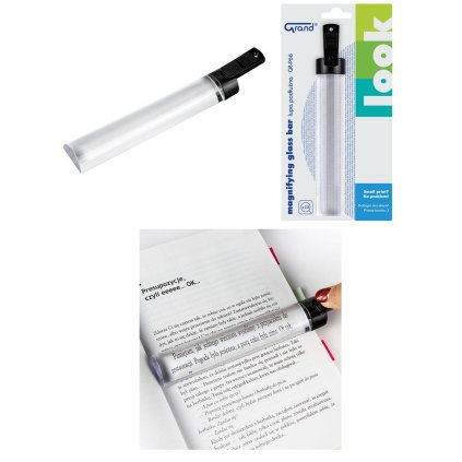 Lupa podélná 2,5*17cm GR-P66