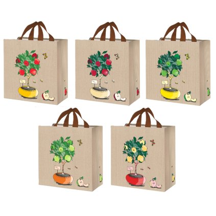 Taška JABLKO 38x40x22cm PP