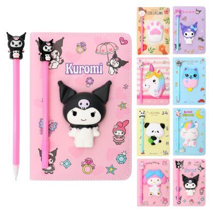 Zápisník A5 3D postavička + gelová propiska