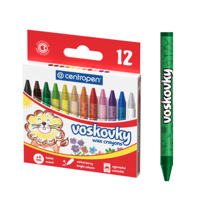 Voskovky 9530, sada 12 barev