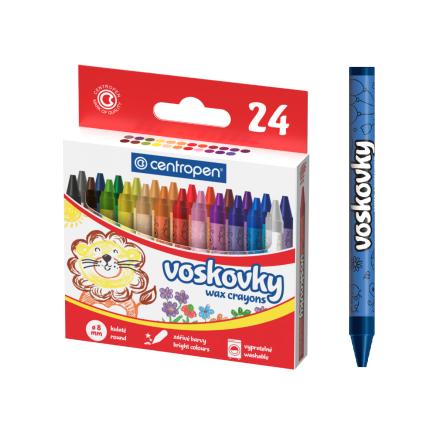 Voskovky 9530, sada 24 barev