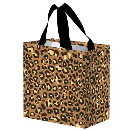 Taška LEOPARD hnědá 26x27x15cm PP