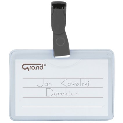 Jmenovka PVC s klipem GR-50V